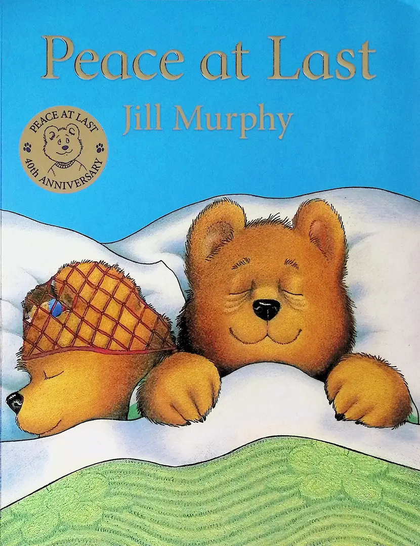 Mr. Bear just wants to sleep—but every room has a noisy surprise! A relatable, comforting bedtime classic by Jill Murphy full of warmth and humor.