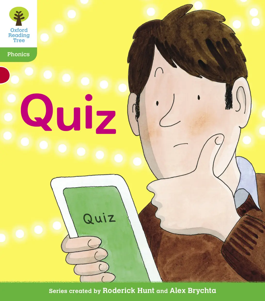 Kipper takes a quiz, but it’s not as easy as it looks! A fun phonics-based story to build confidence in early readers using high-frequency words.