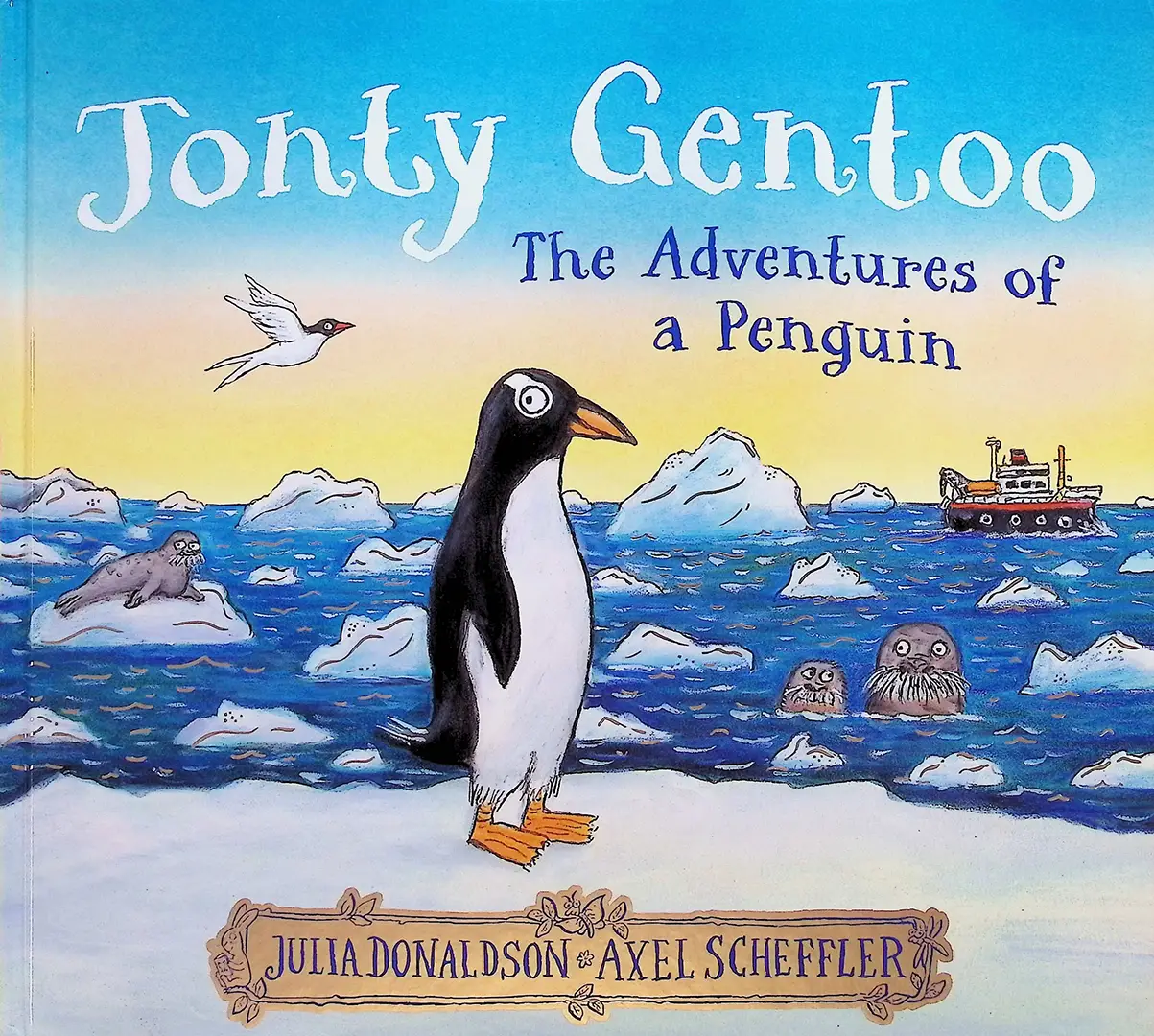 Plucky penguin Jonty escapes his zoo and journeys (via the North Pole by mistake!) to find gentoo friends at the South Pole in this rhyming adventure.
