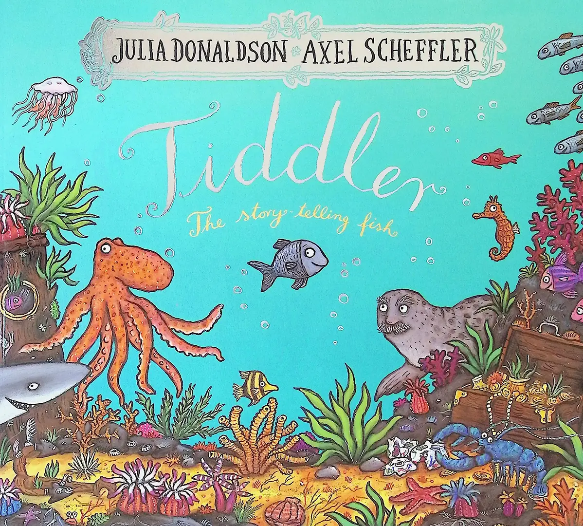 Tiddler the little fish is always late—with tall tales to tell! A rhyming underwater adventure about storytelling, imagination, and being believed.