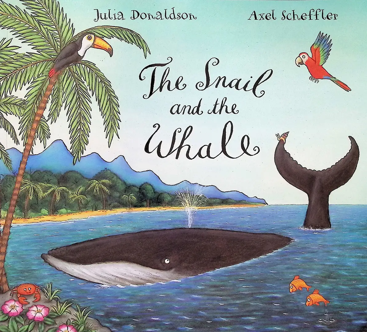 A tiny snail hitches a ride on a giant whale for a journey around the world. A lyrical tale of adventure, wonder, and helping those in need.