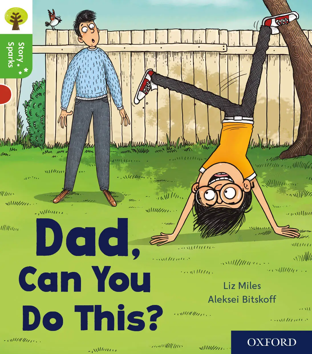 Dad tries out wild challenges to impress his daughter in this funny, imaginative story that encourages family bonding and confidence in early readers.