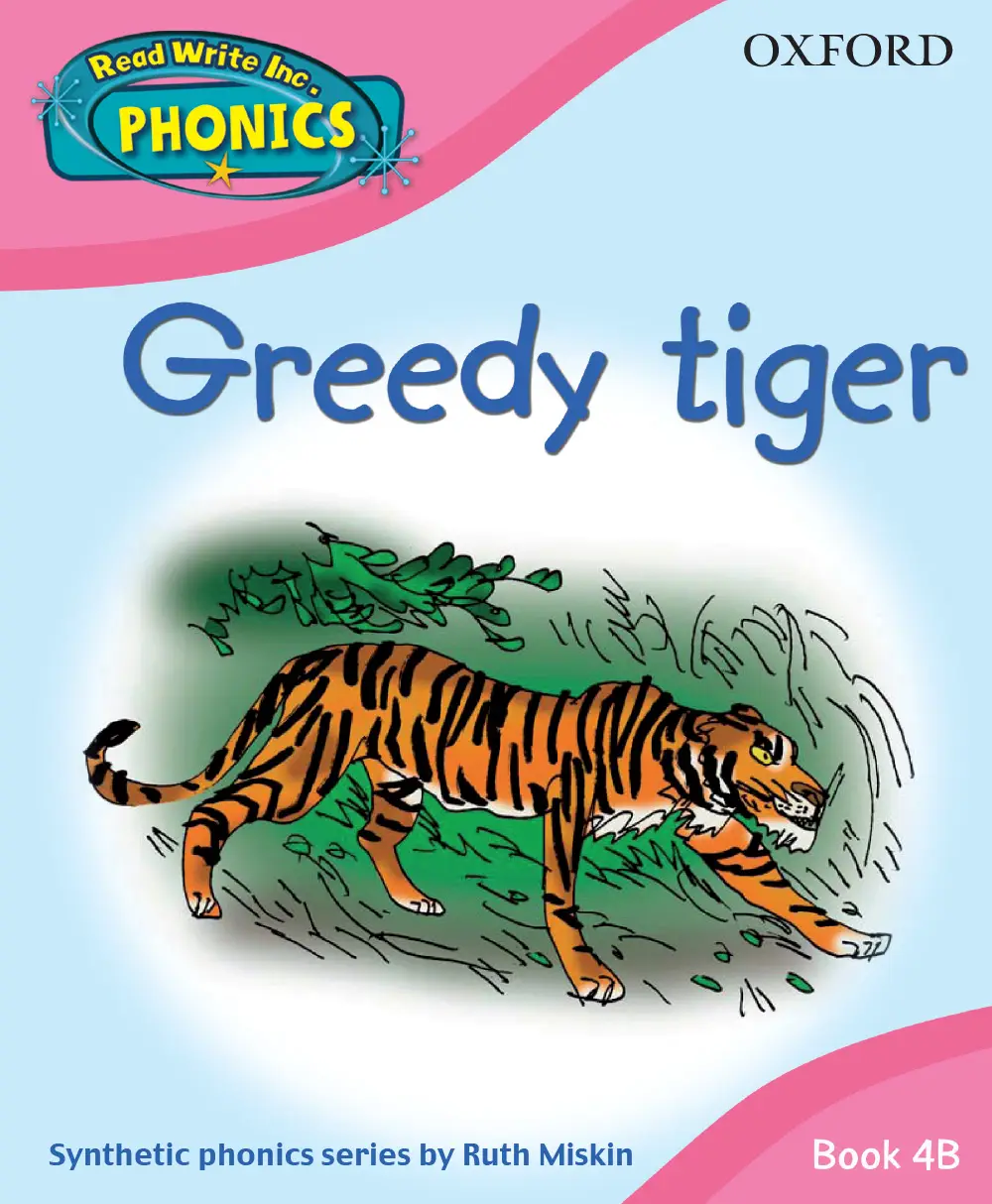 A tiger wants more food—but learns a lesson! A fun phonics story that teaches sharing through simple text, repetition, and engaging characters.