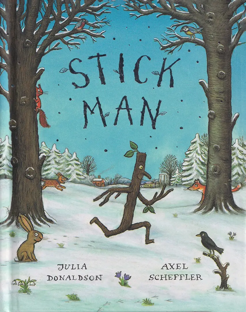 Stick Man goes on a wild journey far from home. Will he ever get back to his family tree? A heartwarming, rhyming adventure by Donaldson & Scheffler.