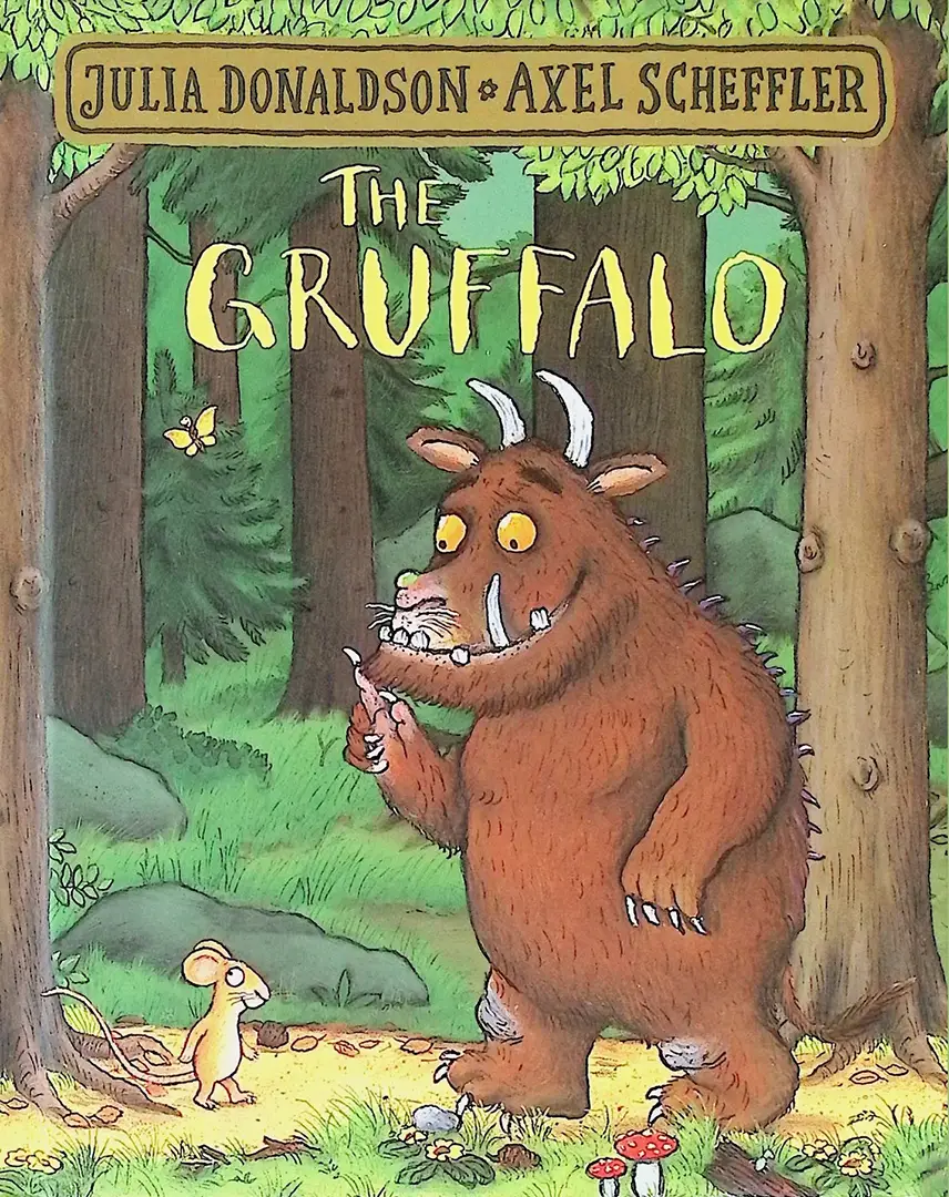 A clever mouse outwits predators—and even a Gruffalo—in this iconic rhyming story full of suspense and wit by Julia Donaldson and Axel Scheffler.